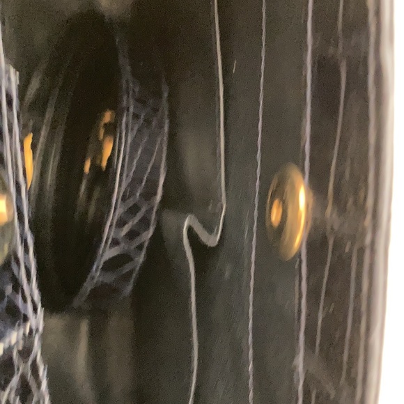 Lana Marks black Alligator purse. New - Picture 9 of 9